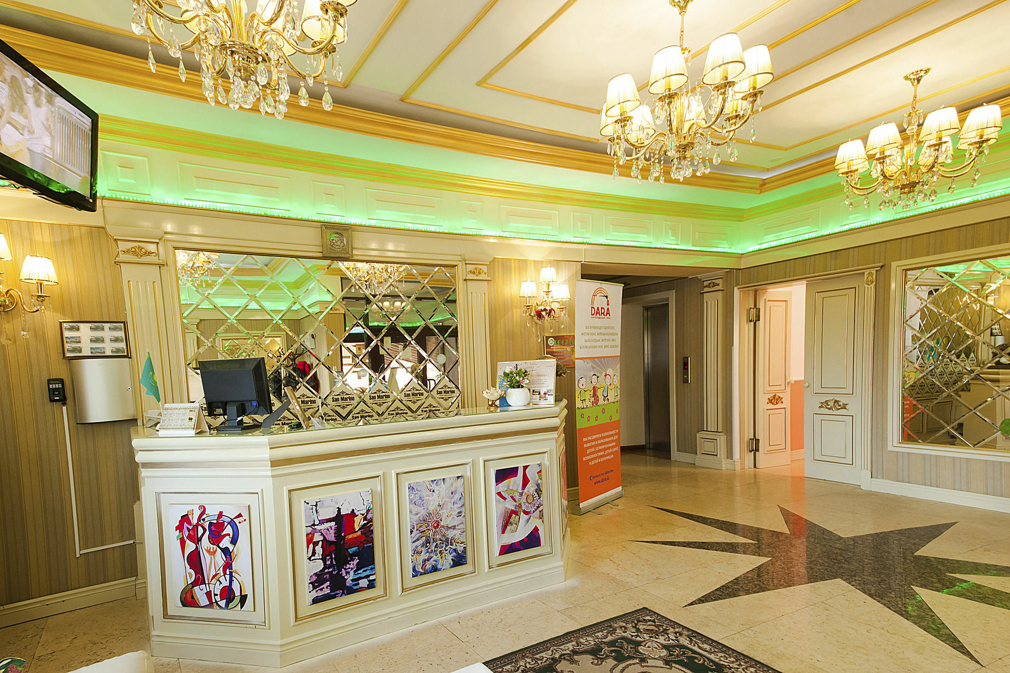 San Marino Hotel Astana Exteriör bild